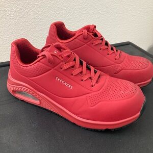 Skechers Comp Toe/Safety Sneakers with Air-Cushioned Sole